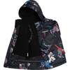 Two Piece Snowsuit Printed Hockey Players, Black - Snowsuits - 7