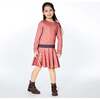 Long Sleeve Dress, Printed Paws And Hearts - Dresses - 2