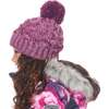 Knit Hat, Purple - Hats - 3 - thumbnail