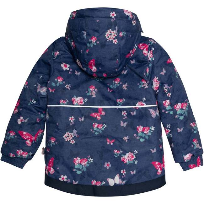 Two Piece Snowsuit, Butterflies Print - Snowsuits - 5