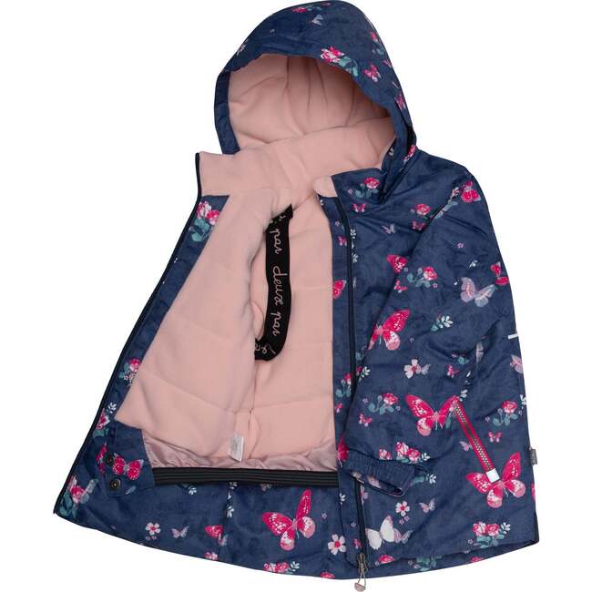 Two Piece Snowsuit, Butterflies Print - Snowsuits - 6