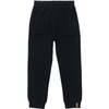 Fleece Sweatpants, Solid Black - Sweatpants - 1 - thumbnail