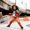 Fleece Sweatpants, Mocha Brown - Sweatpants - 2