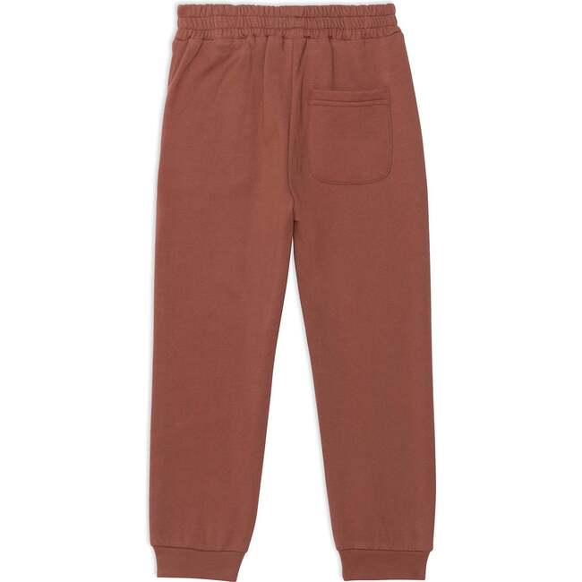 Fleece Sweatpants, Mocha Brown - Sweatpants - 4