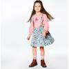 Corduroy Skirt, Printed Flowers - Skirts - 2