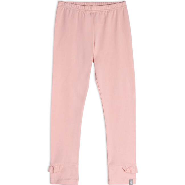 Leggings With Frill, Silver Pink
