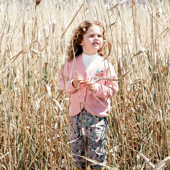 Corduroy Pant, Printed Flowers - Pants - 2