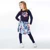Flared Skirt, Printed Weasels - Skirts - 4