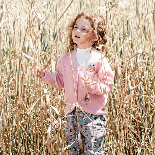 Corduroy Pant, Printed Flowers - Pants - 3