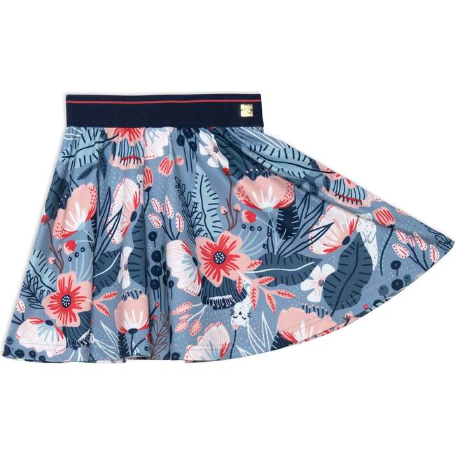 Flared Skirt, Printed Weasels - Skirts - 6