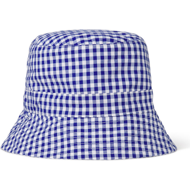 Blake Baby Reversible Bucket Hat Seersucker, Vista Blue Seersucker - Hats - 2