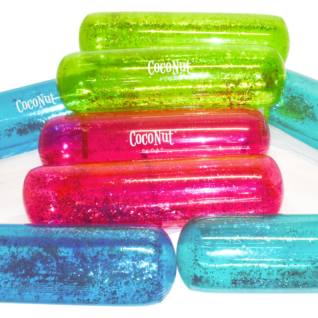 Glitter Hammock Pool Lounger, Blue - Pool Floats - 2