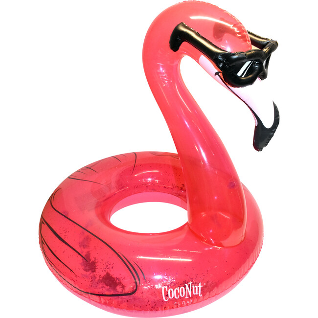 Flamingo with Shades Pool Float, Pink