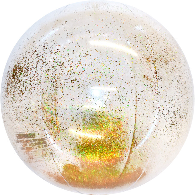 27" Glitter Beach Jumbo Ball, Clear - Pool Toys - 3