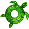 Translucent Sea Turtle Pool Float, Green - Pool Floats - 1 - thumbnail