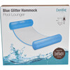 Glitter Hammock Pool Lounger, Blue - Pool Floats - 4