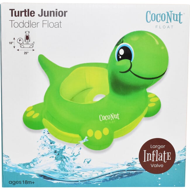 Turtle Junior Pool Float, Green - Pool Floats - 6