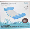 Glitter Hammock Pool Lounger, Blue - Pool Floats - 7