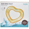 Glitter Heart Pool Float, Gold - Pool Floats - 5