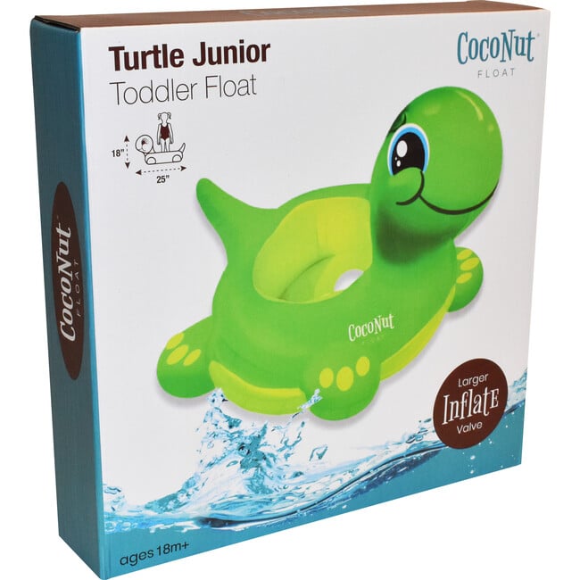 Turtle Junior Pool Float, Green - Pool Floats - 7