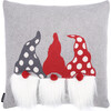 Trio Elves Pillow, Grey - Pillows - 1 - thumbnail