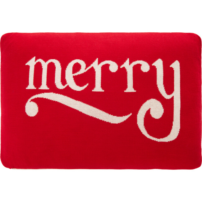 Be Merry Pillow, Red