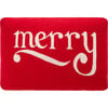 Be Merry Pillow, Red - Pillows - 1 - thumbnail