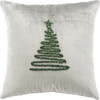 Enchanted Evergreen  Pillow, Grey - Pillows - 1 - thumbnail