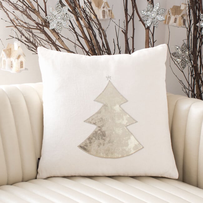 Noel Pillow, Beige - Pillows - 2