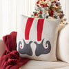 Santas Helper Pillow, Red - Pillows - 2