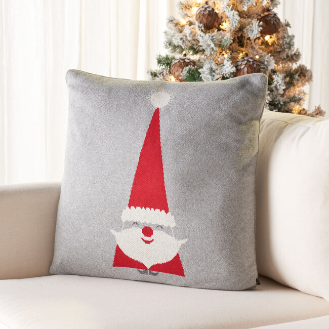Sugarplum Elf Pillow, Grey - Pillows - 2