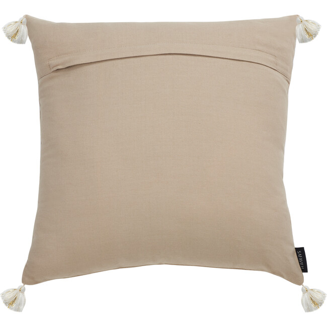 Simone Snowflake Pillow, Beige - Pillows - 3