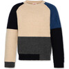 Simeon C-Neck Block, Multicolour - Sweaters - 1 - thumbnail