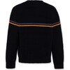 Simeon C-Neck Juan Tape, Navy - Sweaters - 5