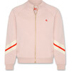 Glorie Full Zip Stripe, Dusty Pink - Sweatshirts - 1 - thumbnail