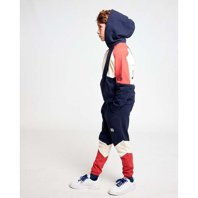 Logan Sweater Pants Patch, Navy - Sweatpants - 2