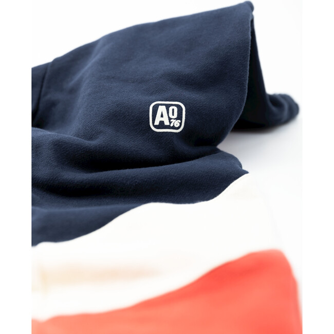 Logan Sweater Pants Patch, Navy - Sweatpants - 3