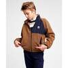 Dex Full Zip Jacket, Brown - Jackets - 2