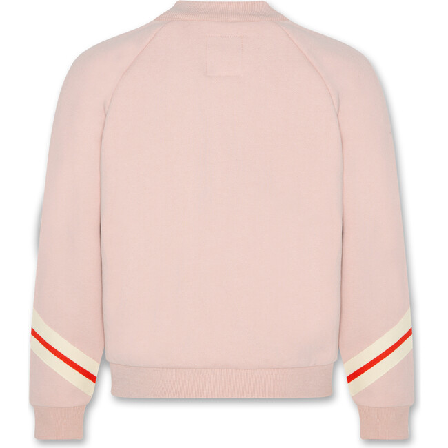 Glorie Full Zip Stripe, Dusty Pink - Sweatshirts - 5