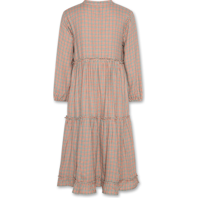 Mira Red Check Dress, Red - Dresses - 6