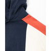 Diego Oversized Hoodie Patch, Navy - Sweatshirts - 3