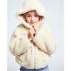 Viviane Hoody Zip Fur, Dark Natural - Fur & Faux Fur Coats - 2