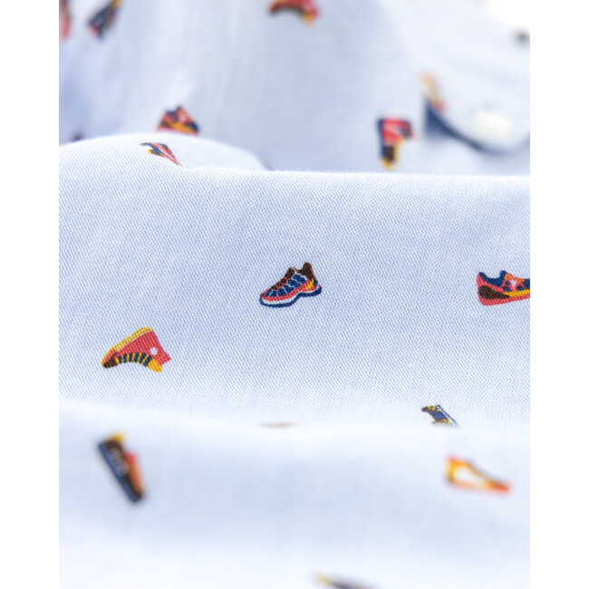 Axel Shirt Sneakers, Blue - Shirts - 3