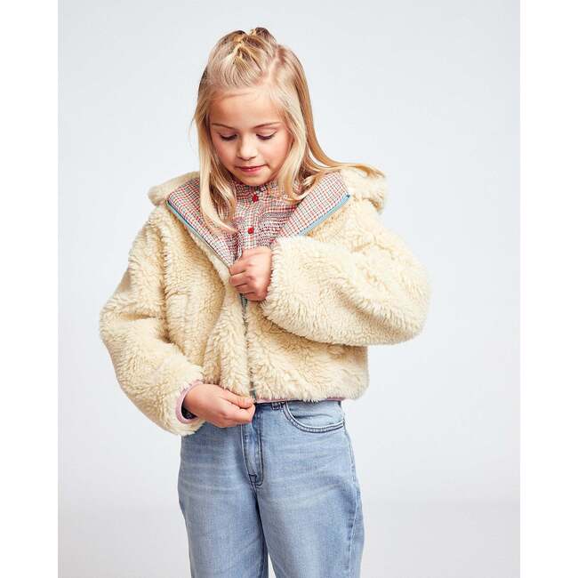 Viviane Hoody Zip Fur, Dark Natural - Fur & Faux Fur Coats - 4
