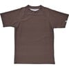 Mens Chocolate Sustainable SS Rash Top - Rash Guards - 1 - thumbnail