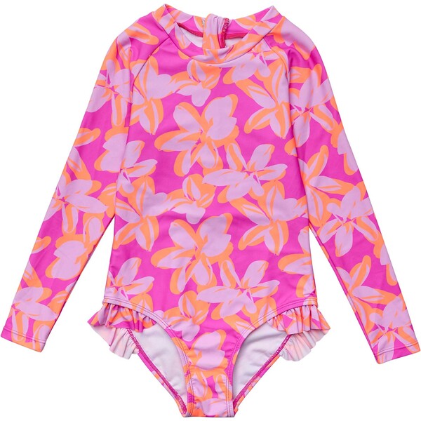 Hibiscus Hype LS Surf Suit - Snapper Rock Swim | Maisonette