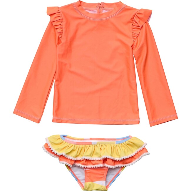 Good Vibes LS Ruffle Set - Two Pieces - 1