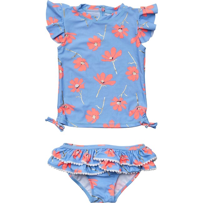 Beach Bloom SS Ruffle Set - Two Pieces - 1