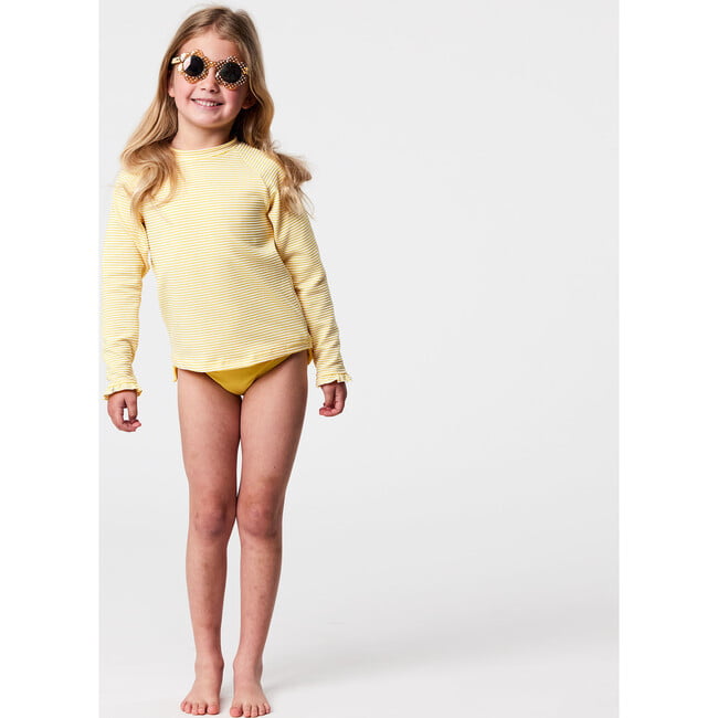 Marigold Stripe LS Rash Top - Rash Guards - 2