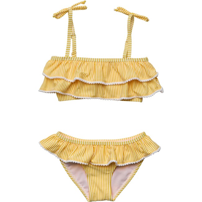 Marigold Stripe Tie Bikini